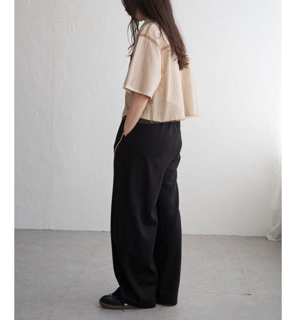 VENCE share style「ストライプチュールカブセSSシャツ」|シャツ・ブラウス|