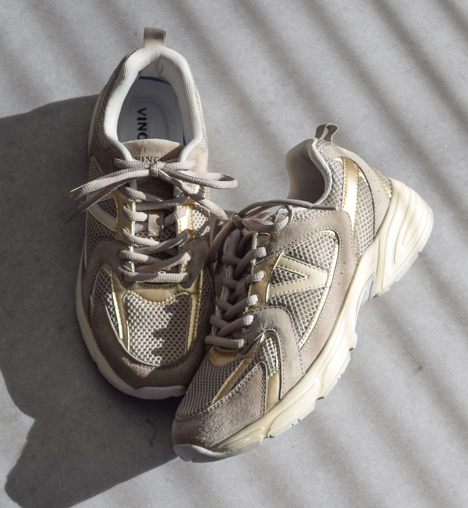  「【VINCULUM】スエードコンビレースアップスニーカー(755104)」|スニーカー|GY