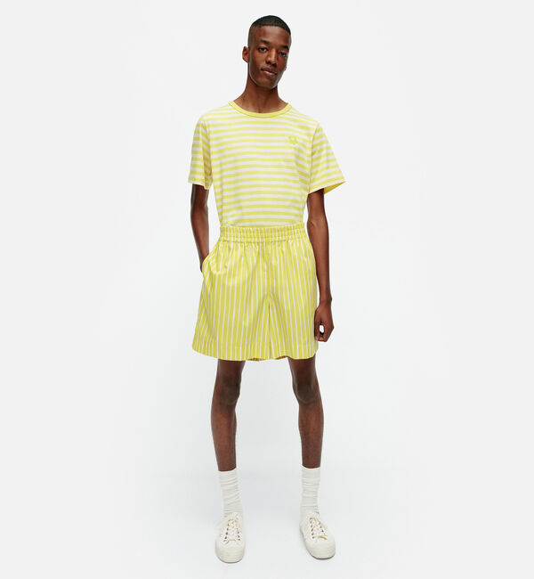 Marimekko「Piccolo ショートパンツ」|チノ|ライトグリーン