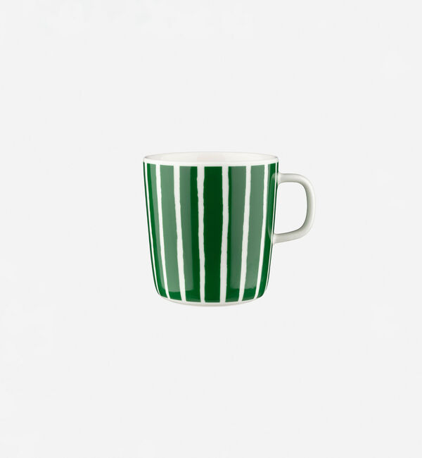 Marimekko「Piccolo マグカップ 400ml」|その他|ホワイト&times;グリーン