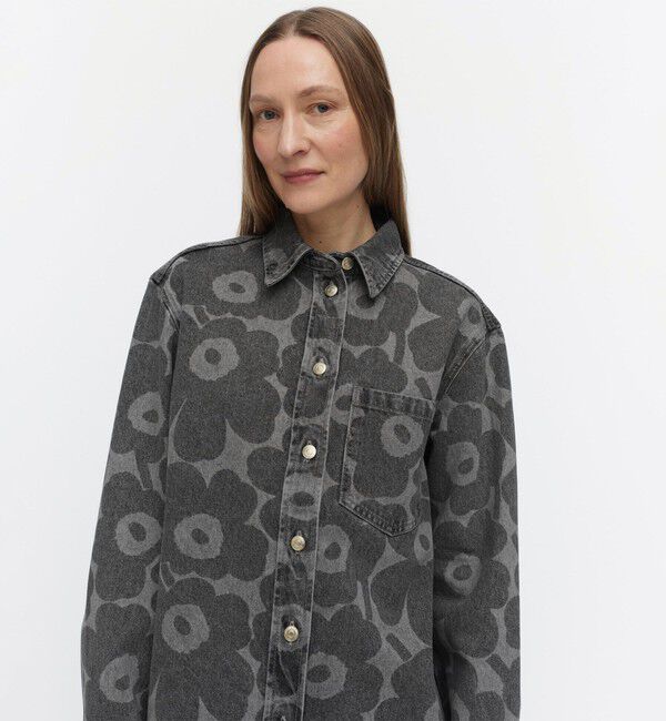 Marimekko「Maridenim Vaihe Unikko シャツ」|シャツ・ブラウス|