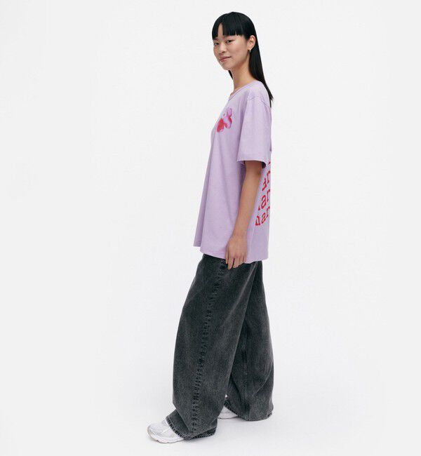 Marimekko「Vihne Unikko Placement Tシャツ」|シャツ・ブラウス|