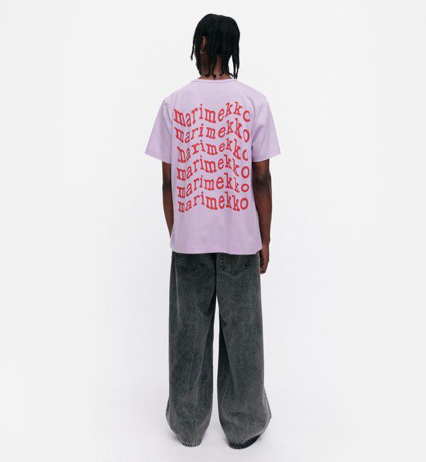 Marimekko「Vihne Unikko Placement Tシャツ」|シャツ・ブラウス|