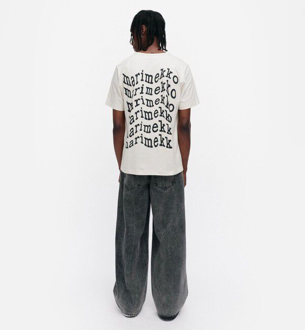 Marimekko「Vihne Unikko Placement Tシャツ」|シャツ・ブラウス|