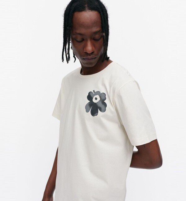 Marimekko「Vihne Unikko Placement Tシャツ」|シャツ・ブラウス|