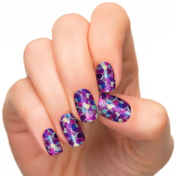  「インココ インココ貼るマニュキュアシート コンフェッティ (8サイズ&times;2シート)」|ネイルカラー|