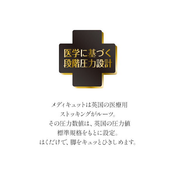  「メディキュット メディカルストッキング ヌーディーベージュ (L-LL)」|フットケア|