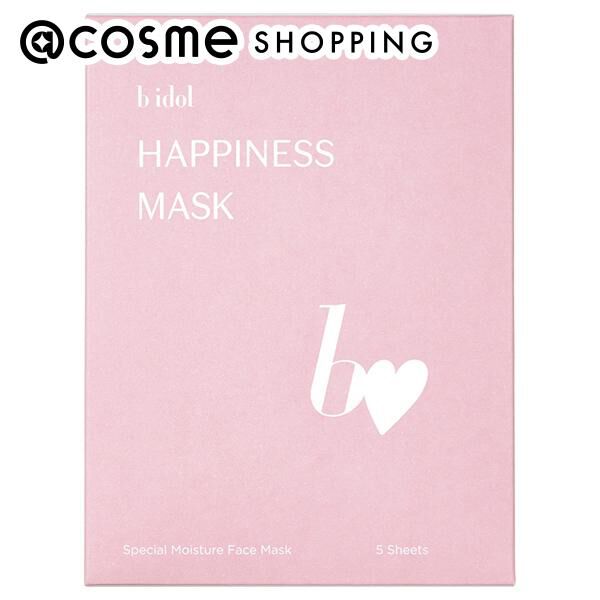  「b idol ハピネスマスクR 本体/ほんのりゆずの香り (5枚入り)」|フェイスマスク・パック|その他