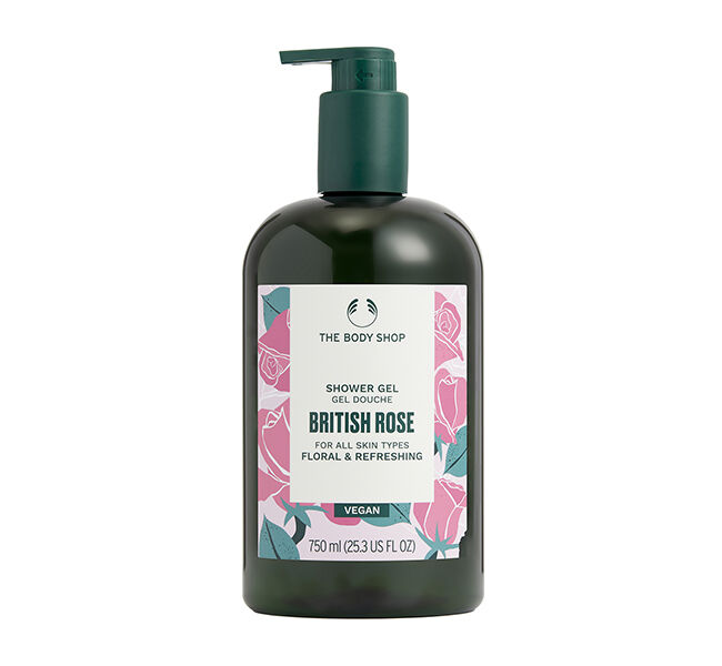 THE BODY SHOP「【数量限定】シャワージェル BR(香り：ブリティッシュローズ)」|ボディクレンジング|ｿﾉﾀ