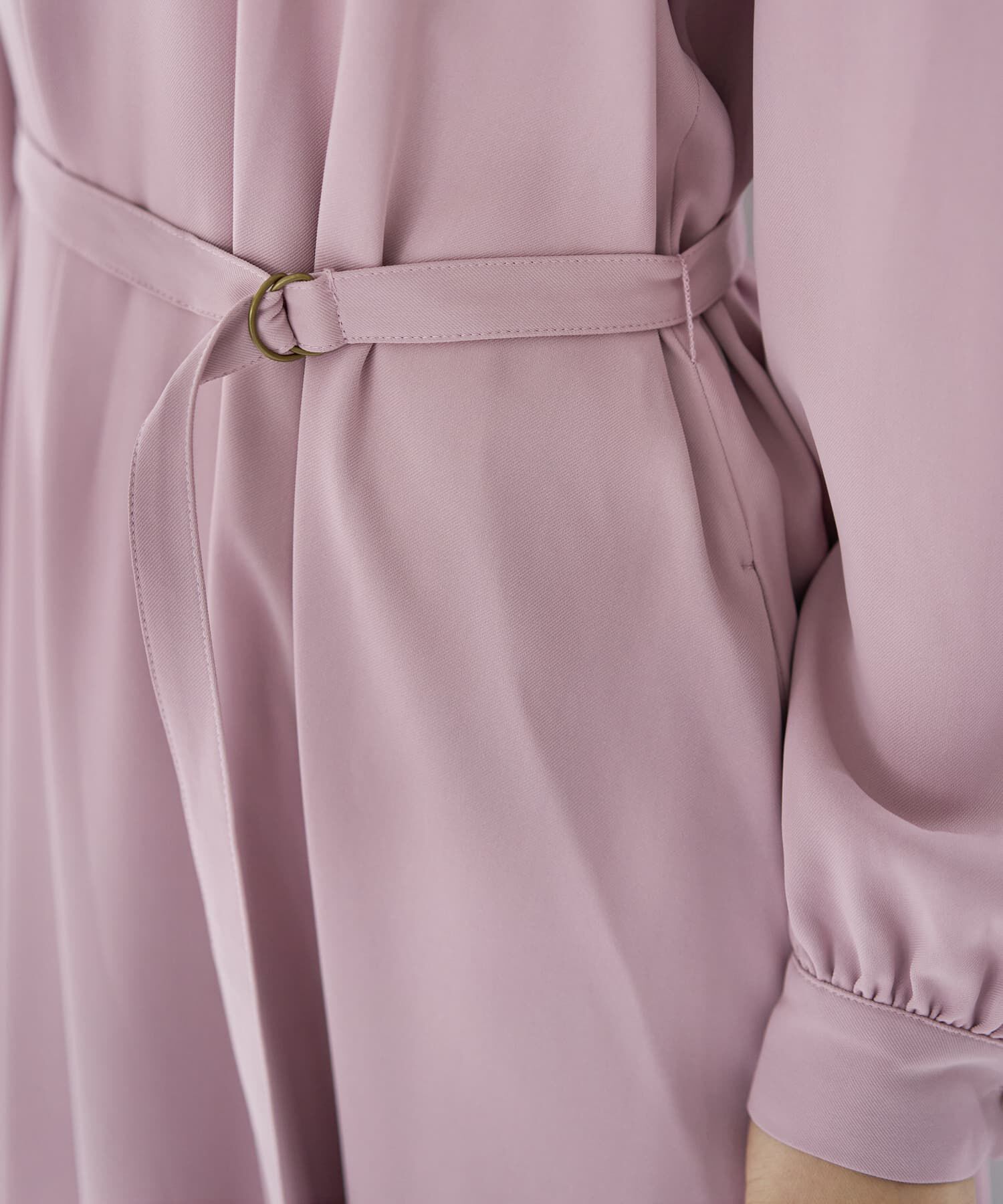 STYLE DELI「ベルト付きラウンドスリットワンピース」|ワンピース|