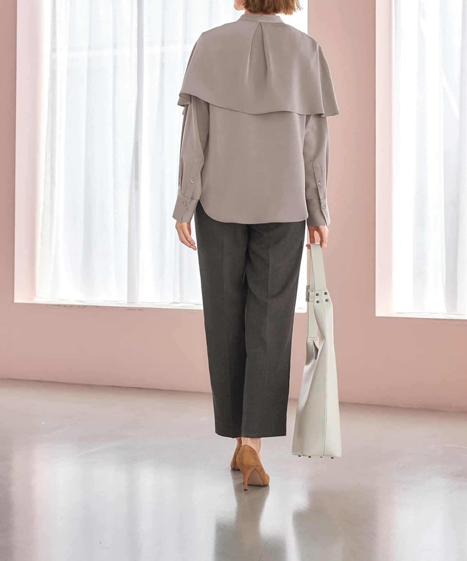 STYLE DELI「ケープ付き2WAYブラウス」|シャツ・ブラウス|