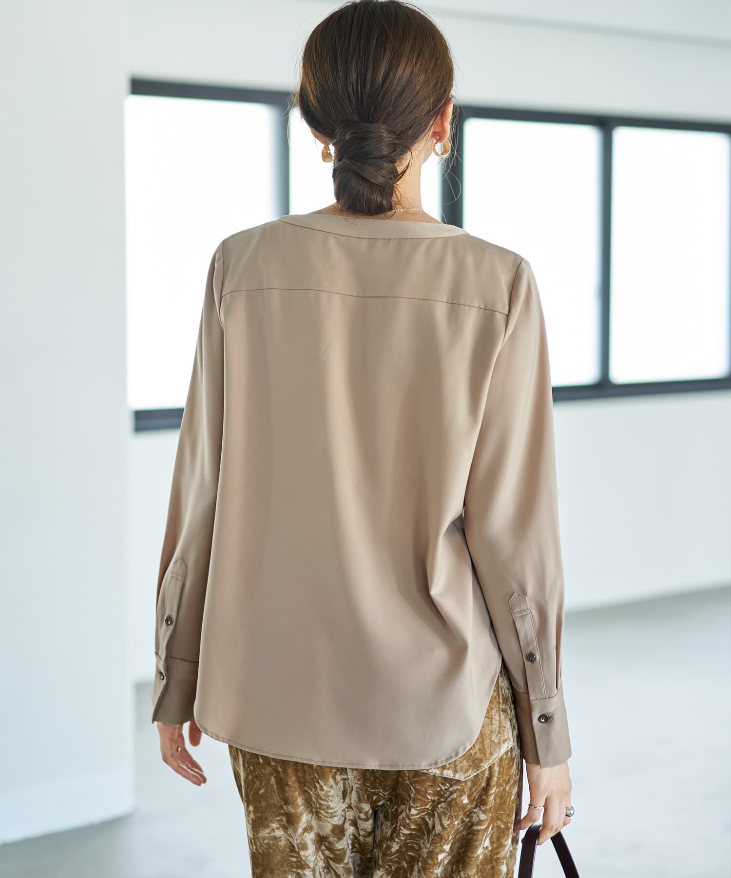 STYLE DELI「ケープ付き2WAYブラウス」|シャツ・ブラウス|