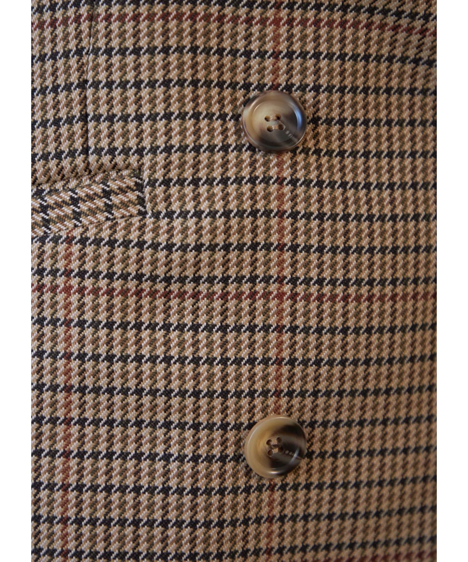 STYLE DELI「【LUXE】グレンチェック柄ダブルジャケットB」|テーラードジャケット|