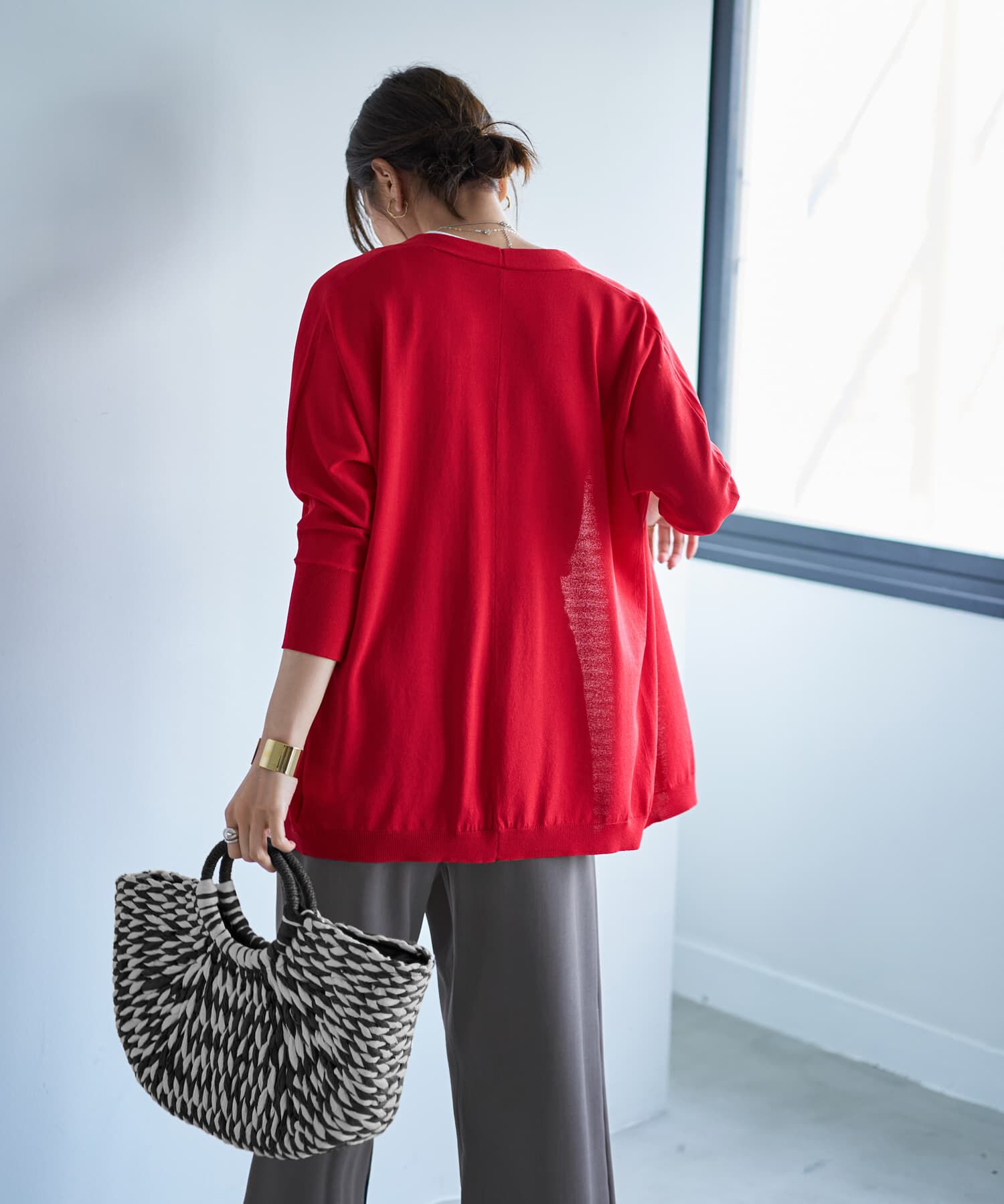 STYLE DELI「ひんやりタッチのミドル丈トッパーカーディガン」|カーディガン|