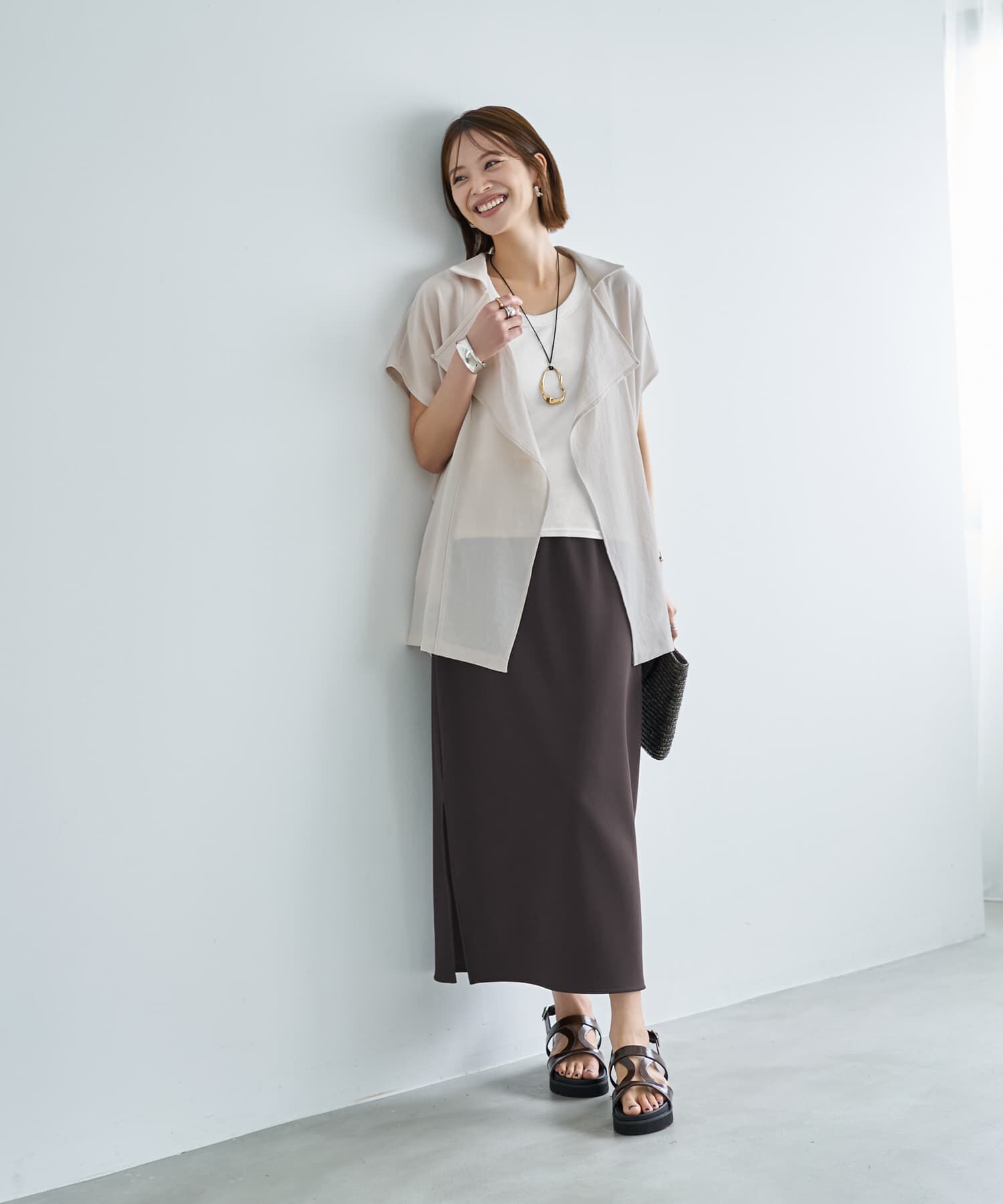 STYLE DELI「【Made in JAPAN】太めバインダーリブタンクトップ」|タンクトップ|