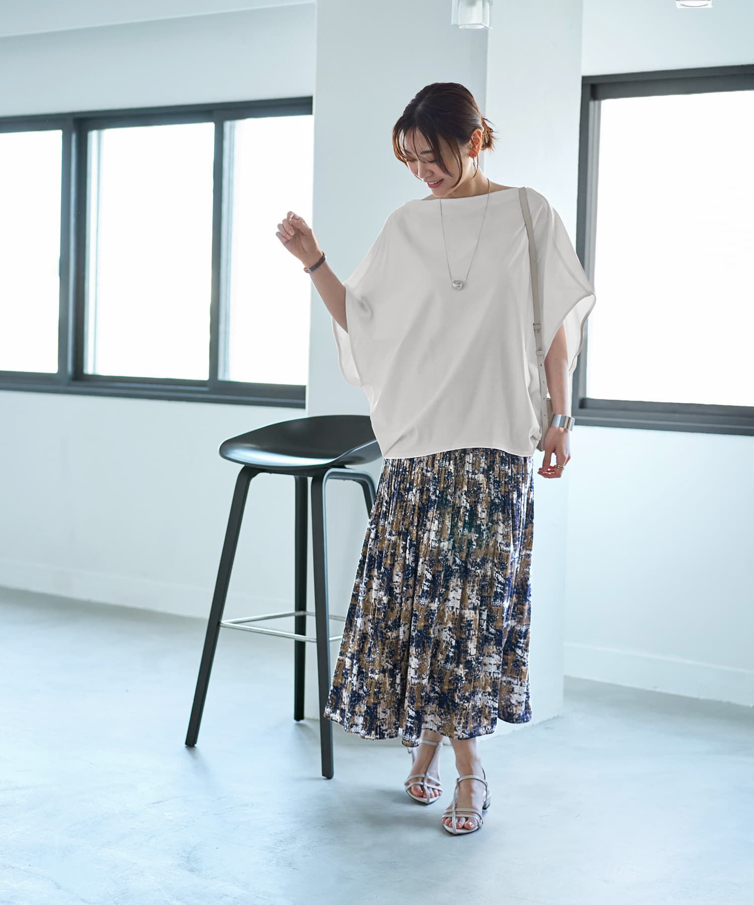 STYLE DELI「【ものづくりJAPAN】ディオラマボートネックドルマンTシャツ」|Tシャツ・カットソー|