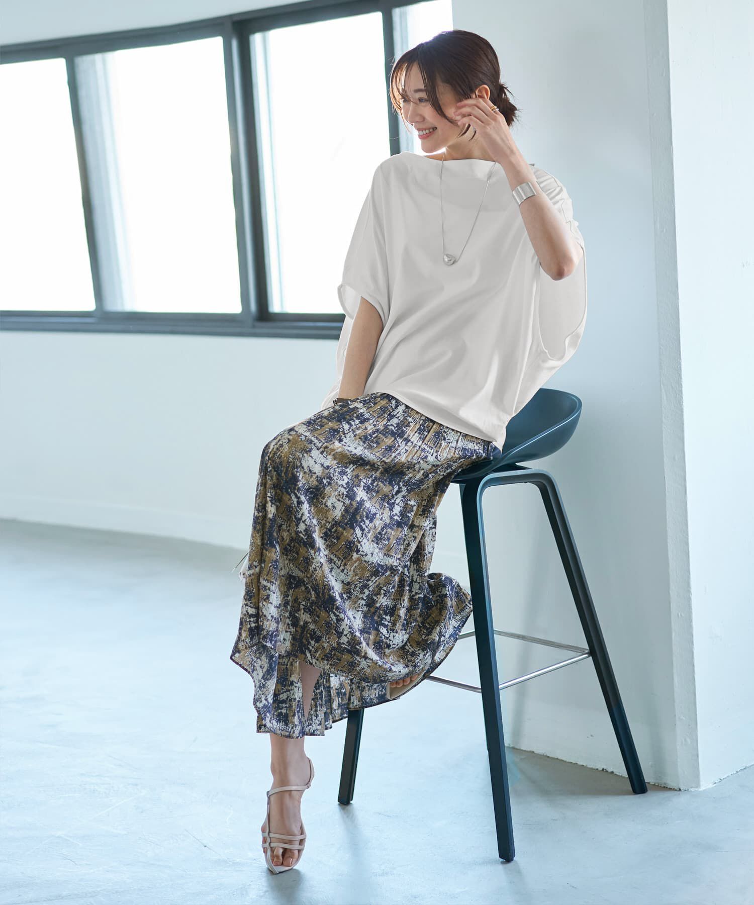 STYLE DELI「【ものづくりJAPAN】ディオラマボートネックドルマンTシャツ」|Tシャツ・カットソー|