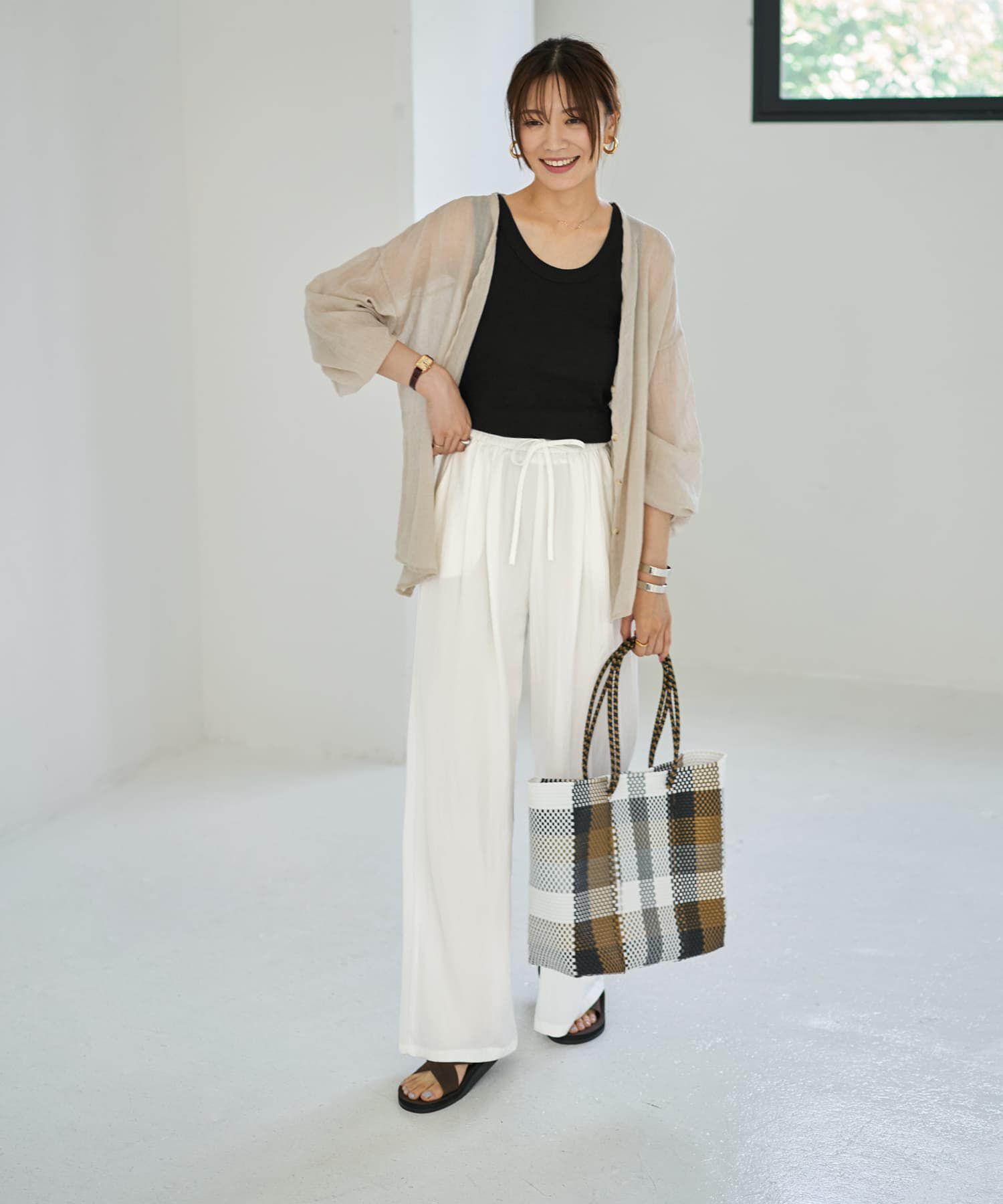 STYLE DELI「ラミー調風合い加工シャツカーディガン」|シャツ・ブラウス|