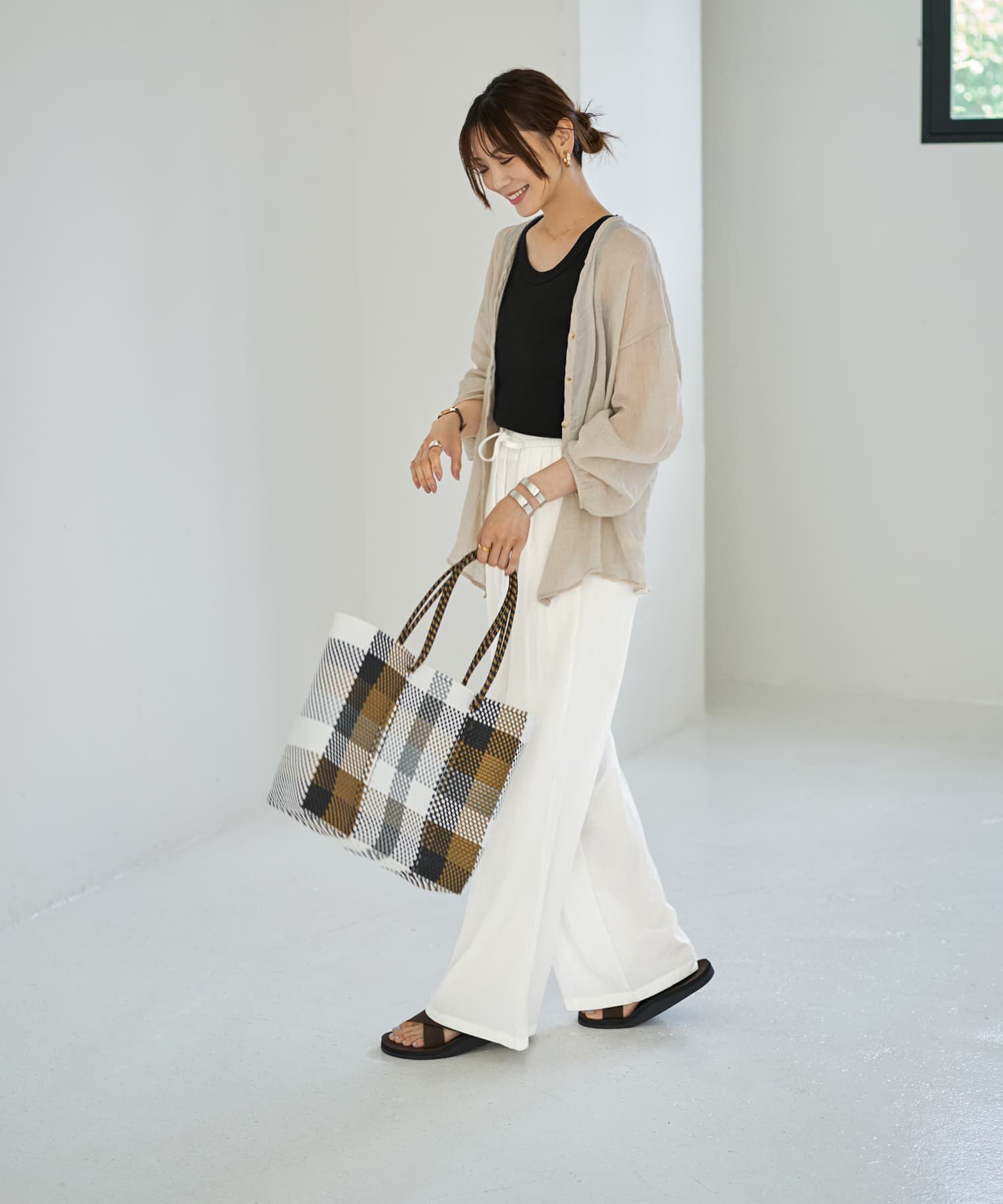 STYLE DELI「ラミー調風合い加工シャツカーディガン」|シャツ・ブラウス|