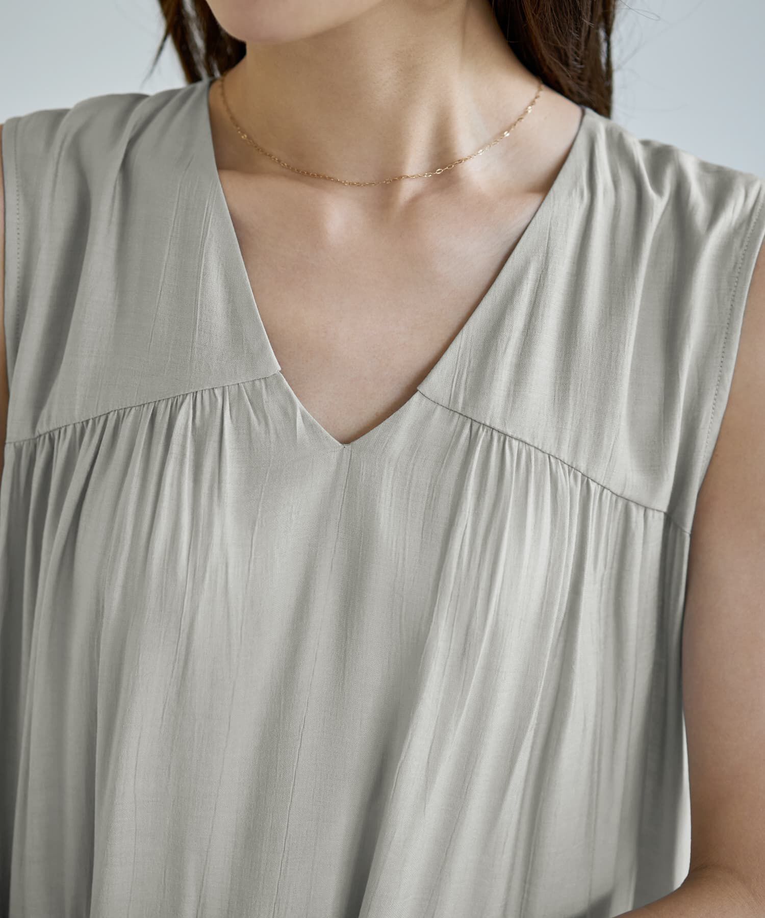 STYLE DELI「【LUXE】楊柳ティアードサマードレスB」|ワンピース|