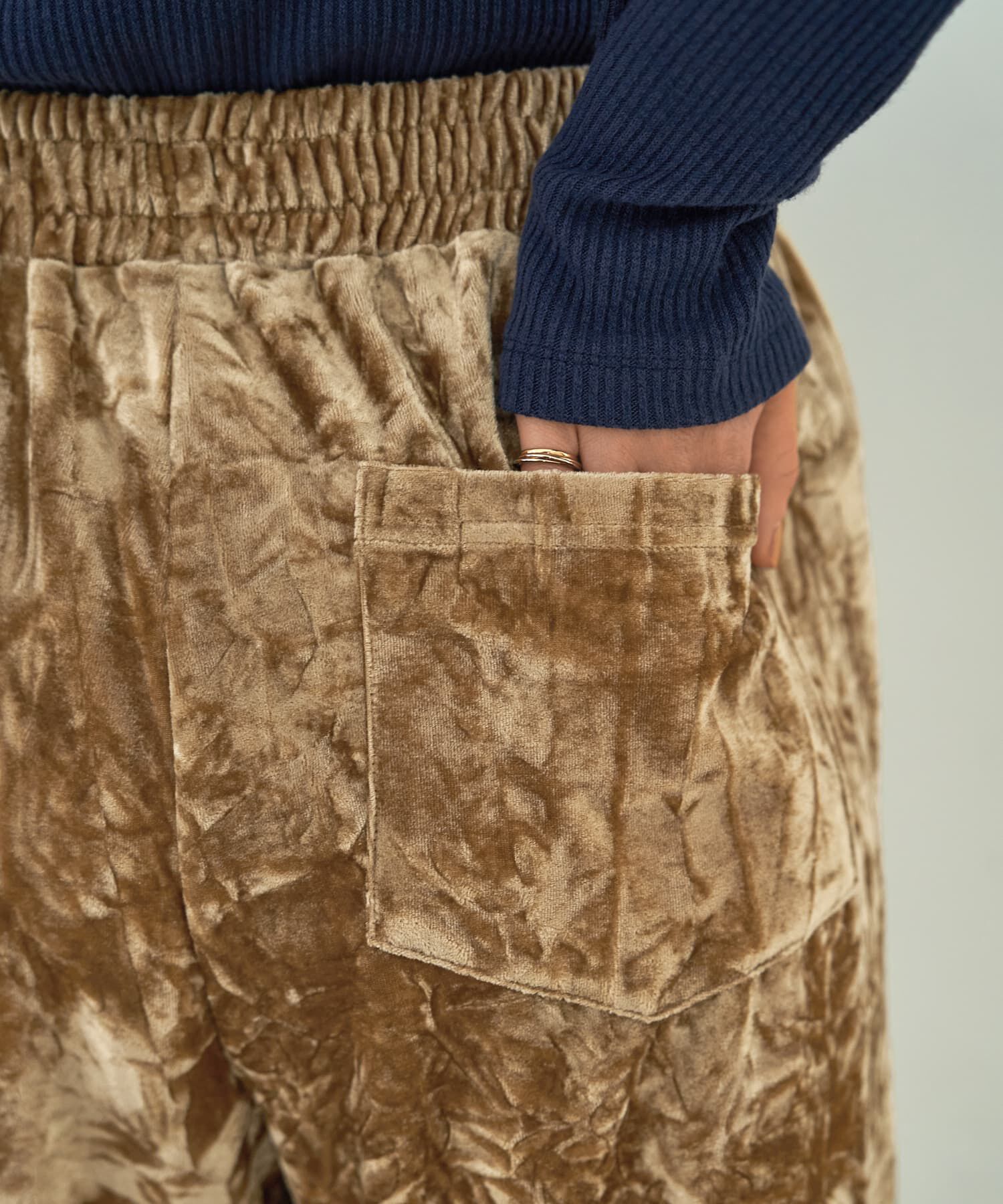 STYLE DELI「クラッシュベロアリラックスパンツ」|その他|