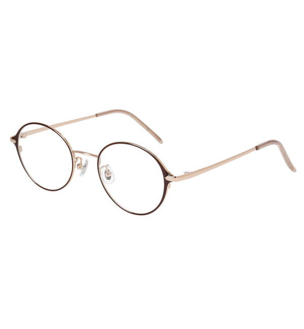  「ボストン型 メタルフレーム メガネ ｜伊達メガネ｜ Zoff CLASSIC レンズ交換券付き」|メガネ|