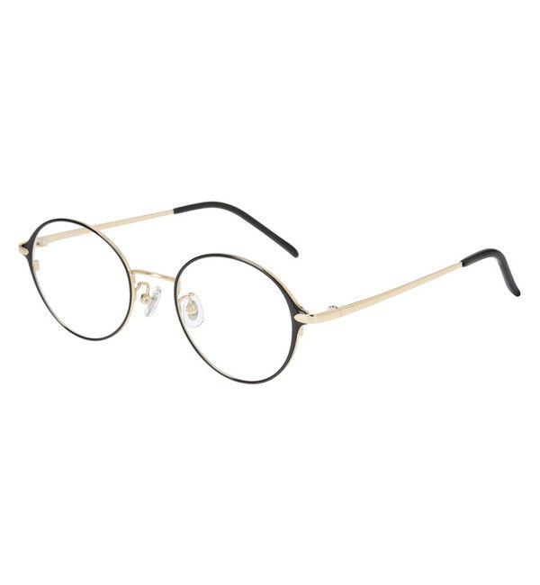  「ボストン型 メタルフレーム メガネ ｜伊達メガネ｜ Zoff CLASSIC レンズ交換券付き」|メガネ|ブラック