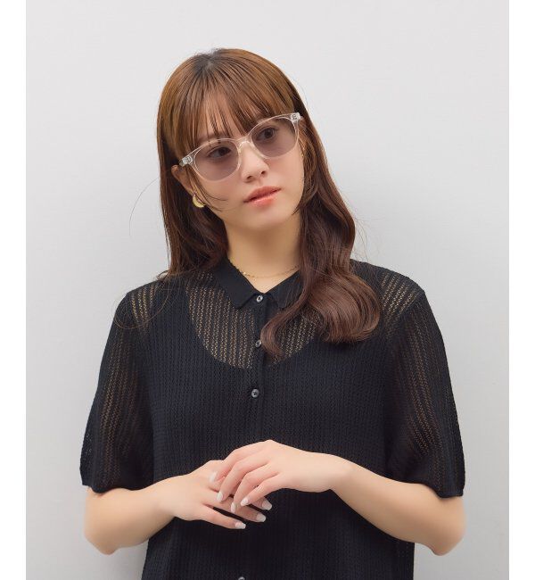  「SUNCUTGlasses/UV100%CUT ウェリントン型 サングラス | カラーレンズ 軽量 TR素材 紫外線対策 UVカット」|サングラス|