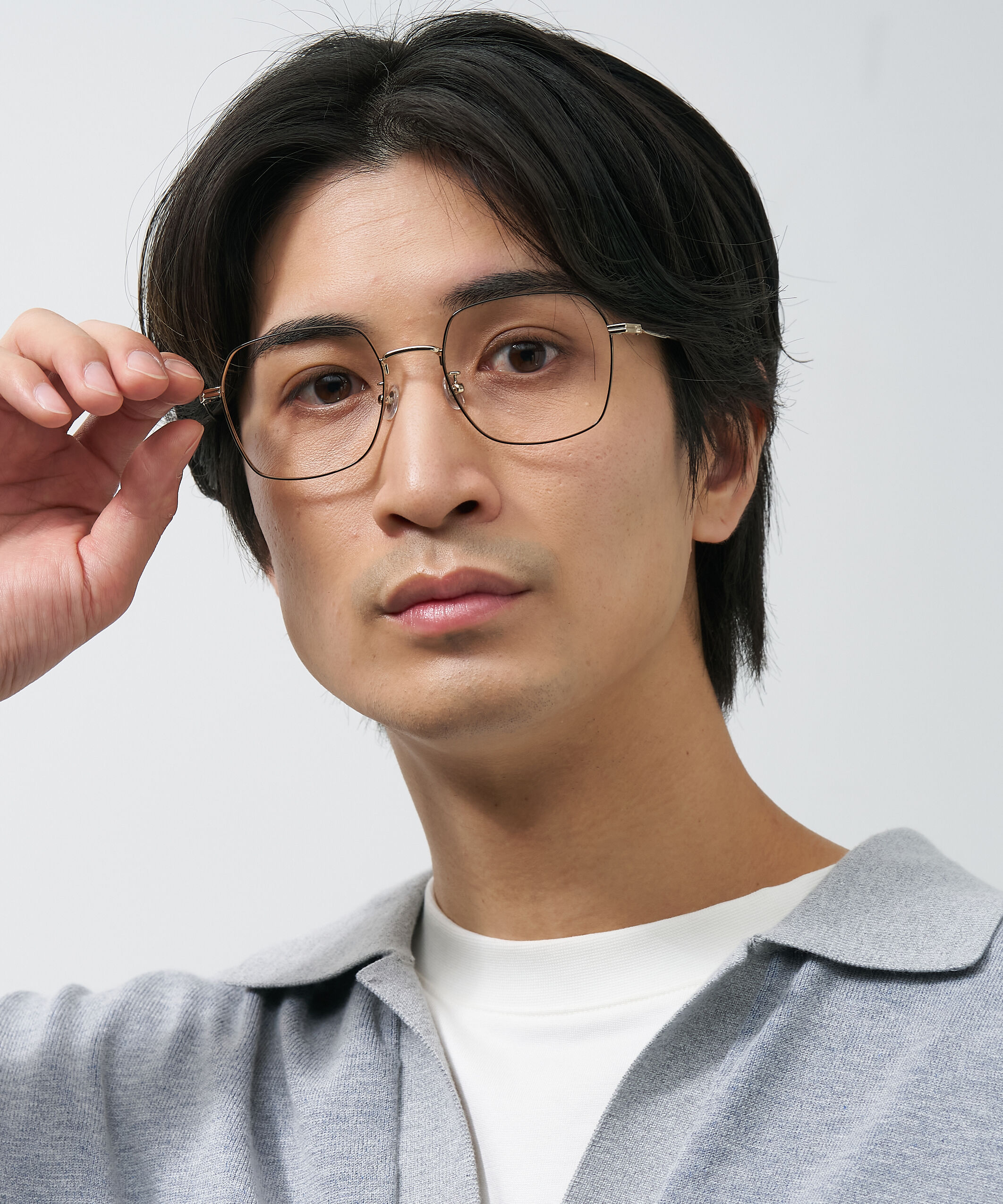  「ウェリントン型 メガネ｜少し角張ったウェリントンフレーム 伊達メガネ 度付きメガネ レンズ交換券付き」|メガネ|