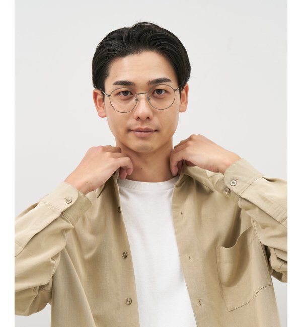  「[中顔面短縮みえメガネ]Zoff｜メガネ｜メタルフレーム 伊達・度付き｜FASHION METAL レンズ交換券付」|メガネ|