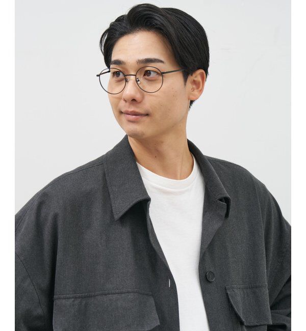  「[中顔面短縮みえメガネ]Zoff｜メガネ｜メタルフレーム 伊達・度付き｜FASHION METAL レンズ交換券付」|メガネ|