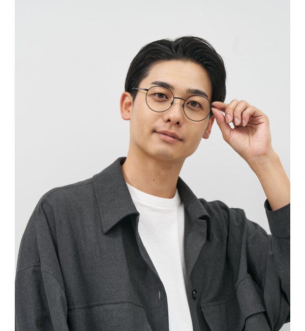  「[中顔面短縮みえメガネ]Zoff｜メガネ｜メタルフレーム 伊達・度付き｜FASHION METAL レンズ交換券付」|メガネ|