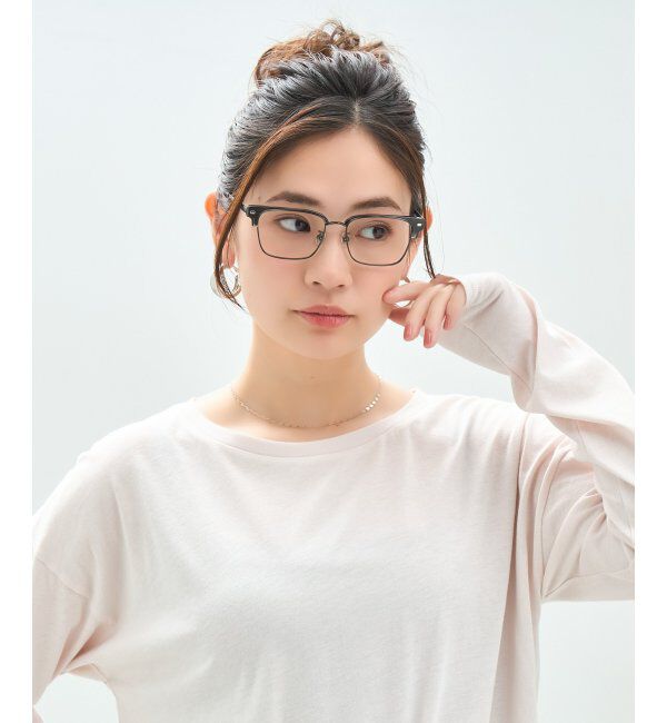  「ウェリントン型 メガネ | サーモント｜ブロー｜伊達メガネ 度付きメガネ｜ 黒  レンズ交換券付」|メガネ|