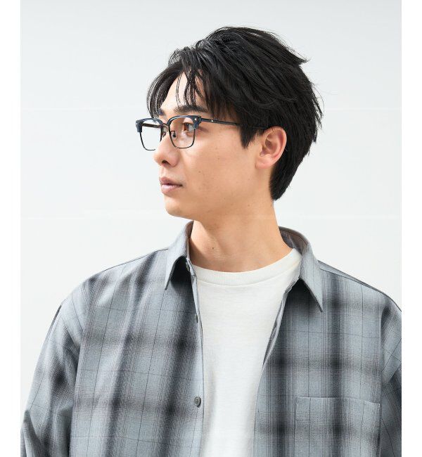  「ウェリントン型 メガネ | サーモント｜ブロー｜伊達メガネ 度付きメガネ｜ 黒  レンズ交換券付」|メガネ|