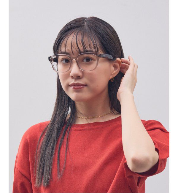  「Zoff｜STUDIO SEVEN｜ウェリントン型 メガネ 太縁フレーム 黒縁｜伊達メガネ 度付きメガネ レンズ交換券付」|メガネ|