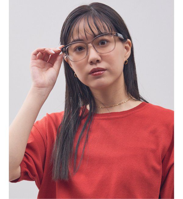  「Zoff｜STUDIO SEVEN｜ウェリントン型 メガネ 太縁フレーム 黒縁｜伊達メガネ 度付きメガネ レンズ交換券付」|メガネ|