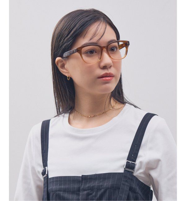  「Zoff｜STUDIO SEVEN｜ウェリントン型 メガネ 太縁フレーム 黒縁｜伊達メガネ 度付きメガネ レンズ交換券付」|メガネ|