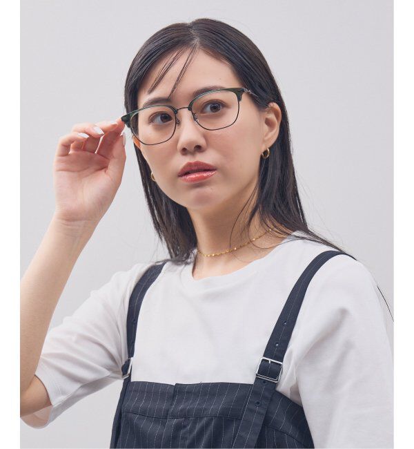  「Zoff｜STUDIO SEVEN｜メガネ プラスチック&times;メタル｜伊達メガネ 度付きメガネ レンズ交換券付」|メガネ|