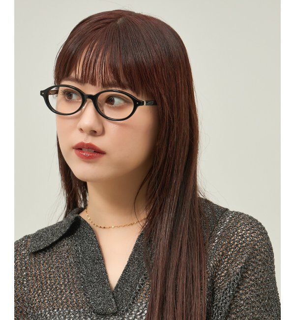  「Zoff｜ETRE TOKYO｜オーバル型 メガネ｜伊達メガネ 度付きメガネ ユニセックス レンズ交換券付」|メガネ|