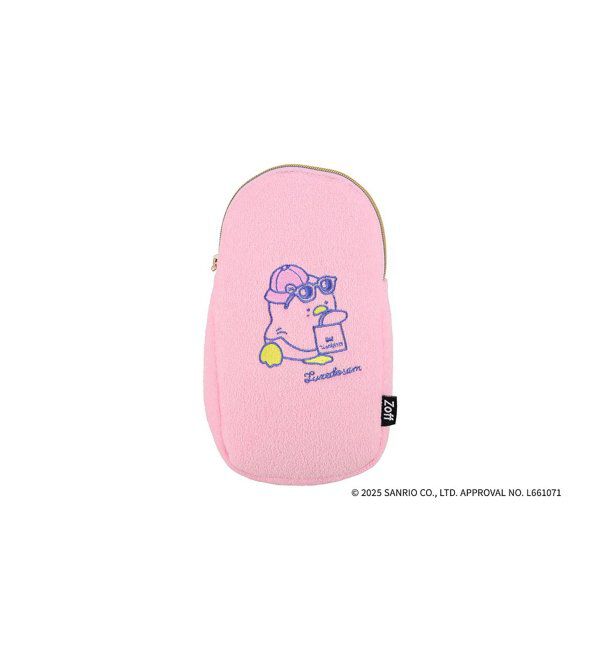  「Zoff｜はぴだんぶい メガネ・サングラスケース｜化粧ポーチ｜可愛い｜ギフト グッズ  」|サングラス|ピンク