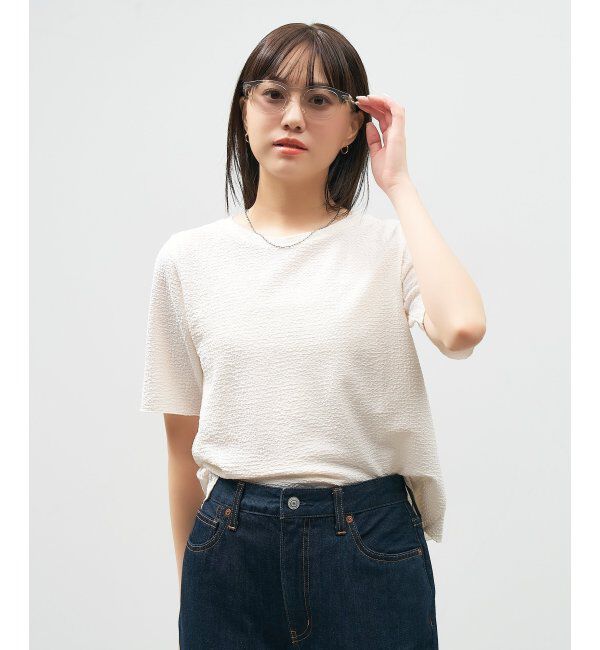  「Zoff｜AOI IHARA ウェリントン型 サングラス カラーレンズ 黒縁 クリアフレーム 紫外線対策 UVカット  」|サングラス|