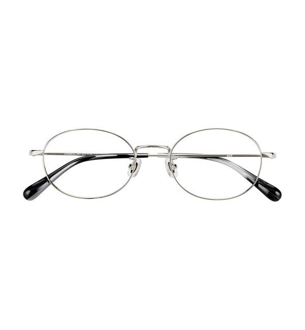  「オーバル型 メガネ 軽量｜メタルフレーム｜伊達メガネ 度付きメガネ｜大人可愛い｜Zoff｜ レンズ交換券付」|メガネ|