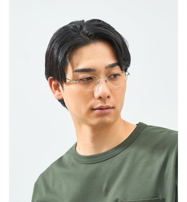  「オーバル型 メガネ 軽量｜メタルフレーム｜伊達メガネ 度付きメガネ｜大人可愛い｜Zoff｜ レンズ交換券付」|メガネ|