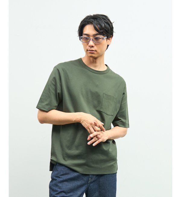  「Zoff｜takashi kumagai スクエア型 サングラス 横長フレーム｜キャッツアイ｜紫外線対策 UVカット  」|サングラス|