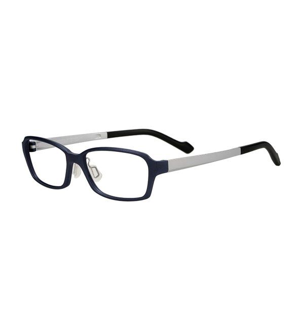  「スクエア型 メガネ | 軽量 柔軟性 鼻パッド 眼鏡 伊達めがね 度付き Zoff SMART レンズ交換券付」|メガネ|