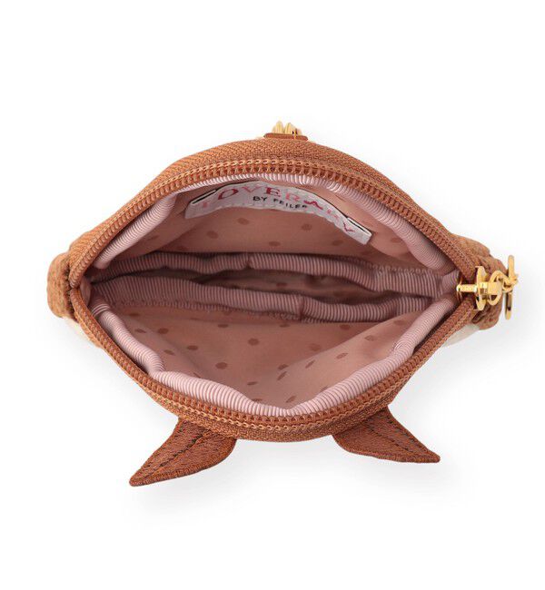 LOVERARY BY FEILER「シマシマリス　リス型ポーチ　L/SRS-243189」|ポーチ|