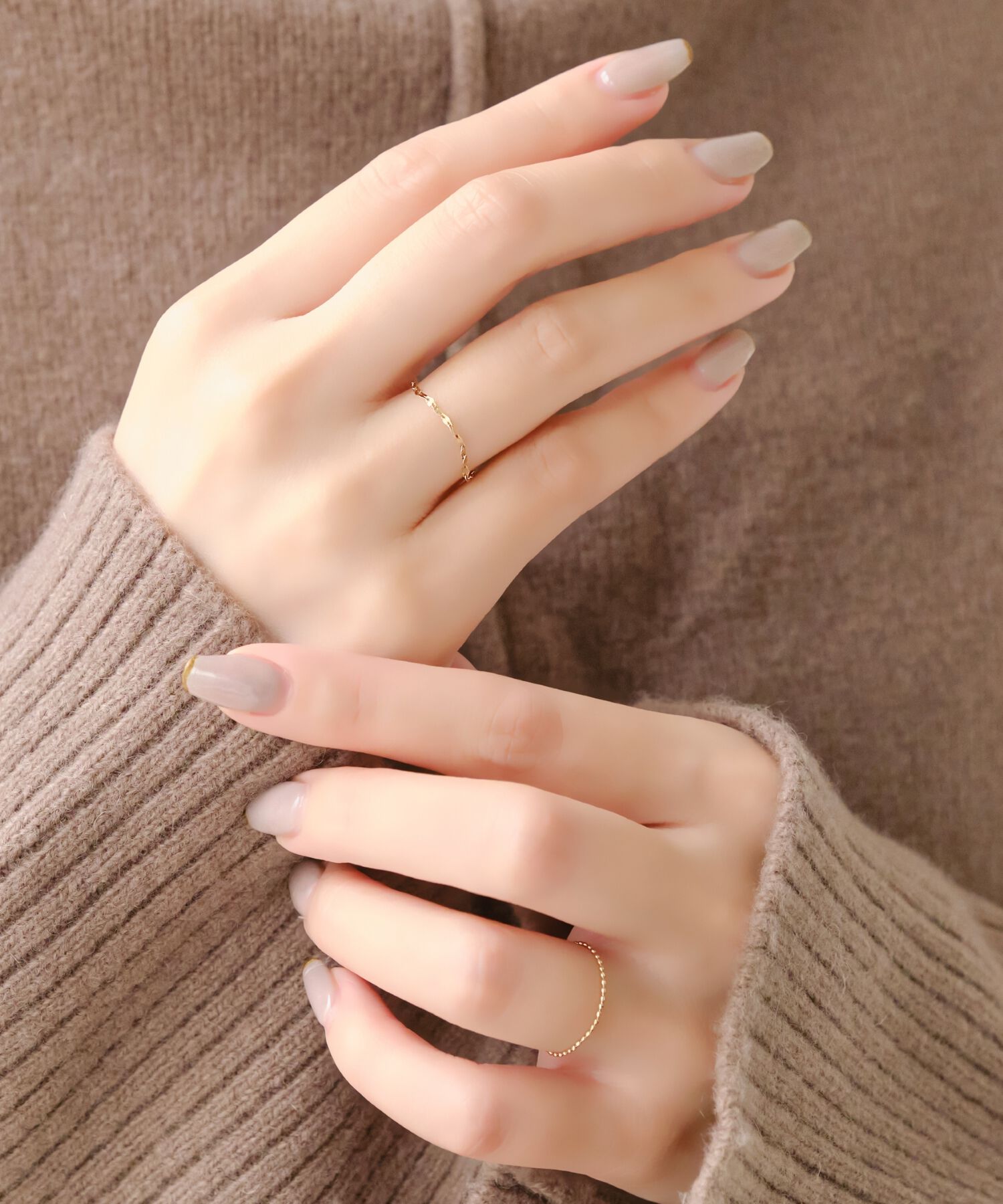 Phoebe「【K10】エクレアチェーンリング／BOXつき」|リング|