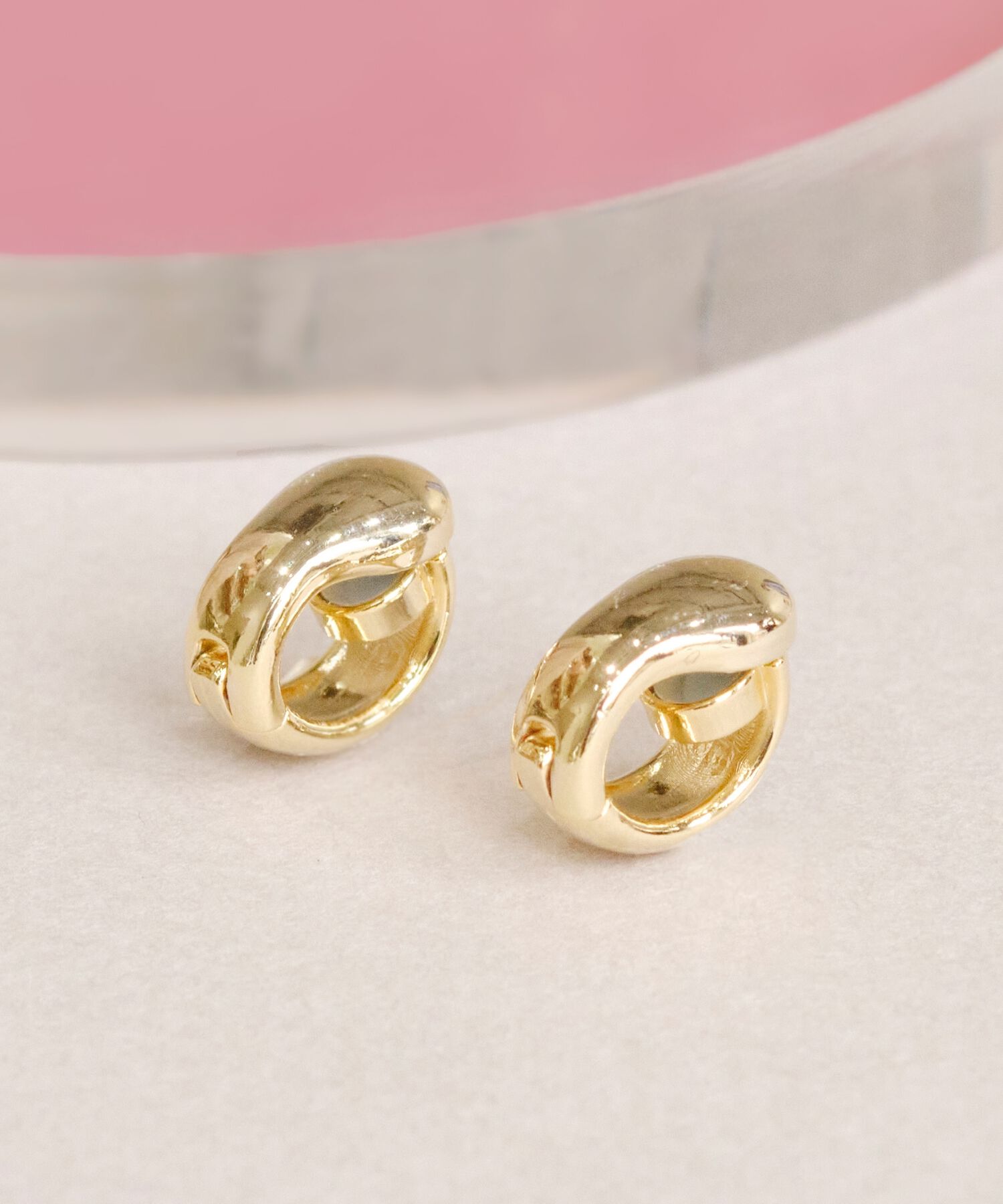  「【金属アレルギー対応】2wayワンタッチモードマグネットイヤリング　ゴールド」|イヤリング|