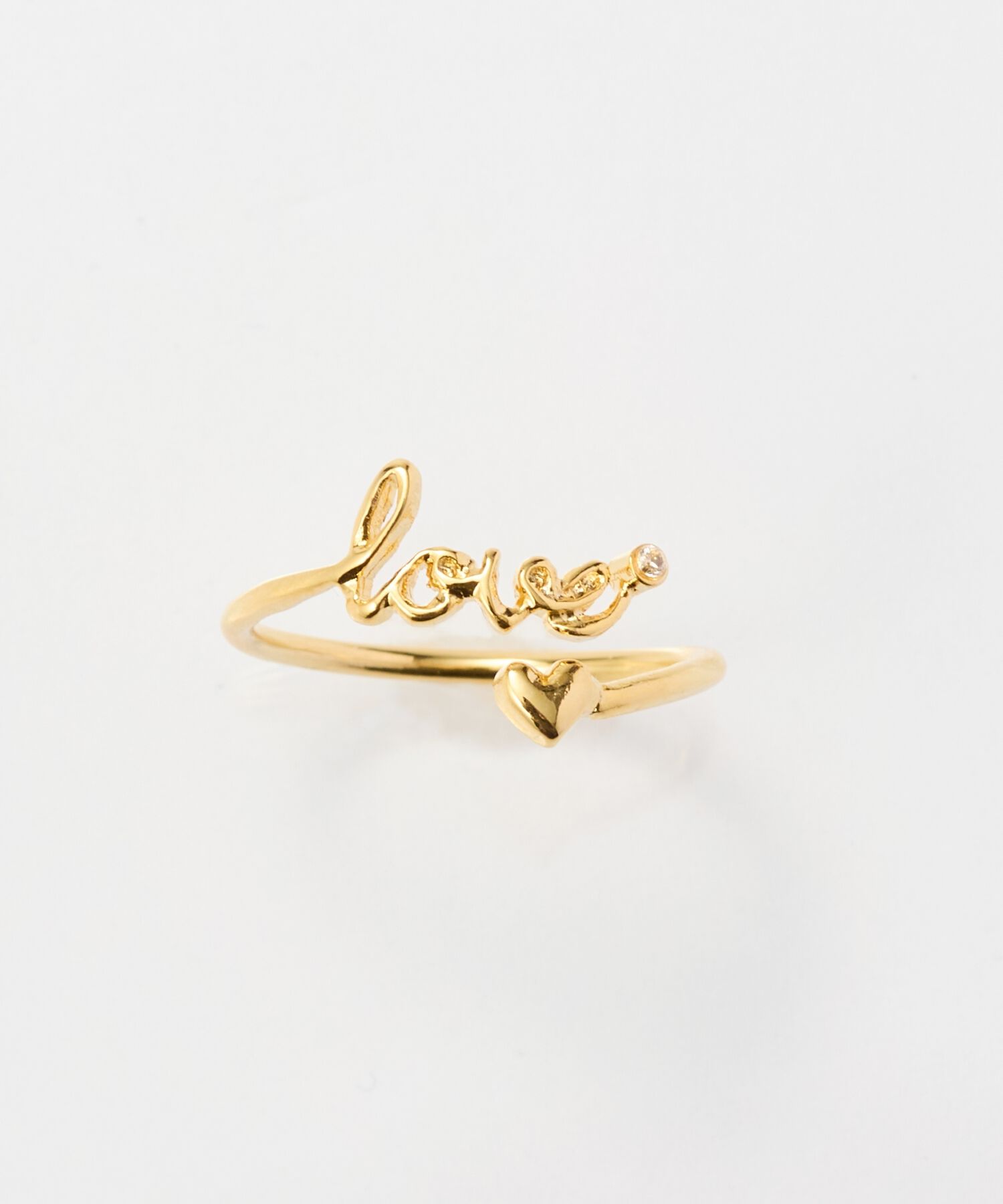 Phoebe「ラッキーレターピンキーリング(ラブ)」|リング|