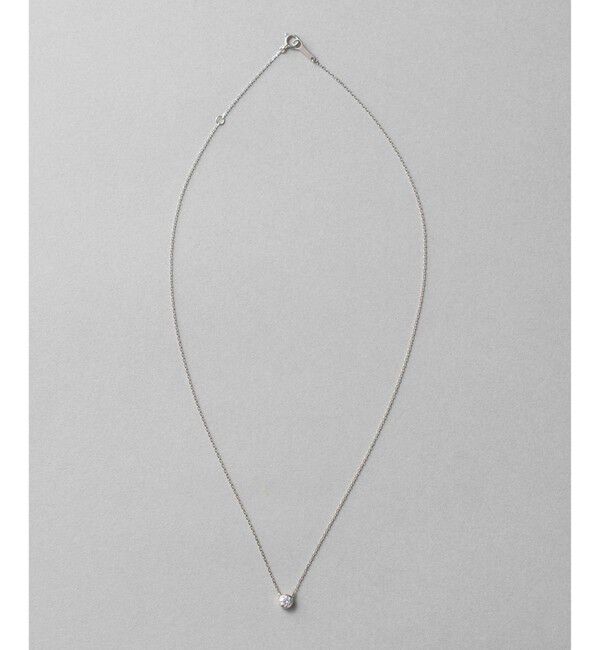 ete「PT900/850 ダイヤモンド 0.2ct ネックレス「ブライト」」|ネックレス|